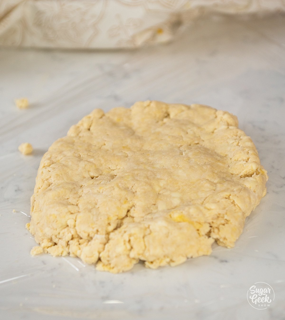 photo of finished pie dough. 