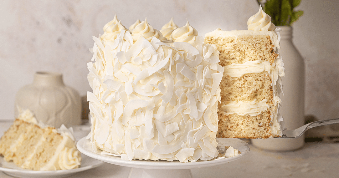 The Best Coconut Cake Recipe with Cream Cheese Frosting