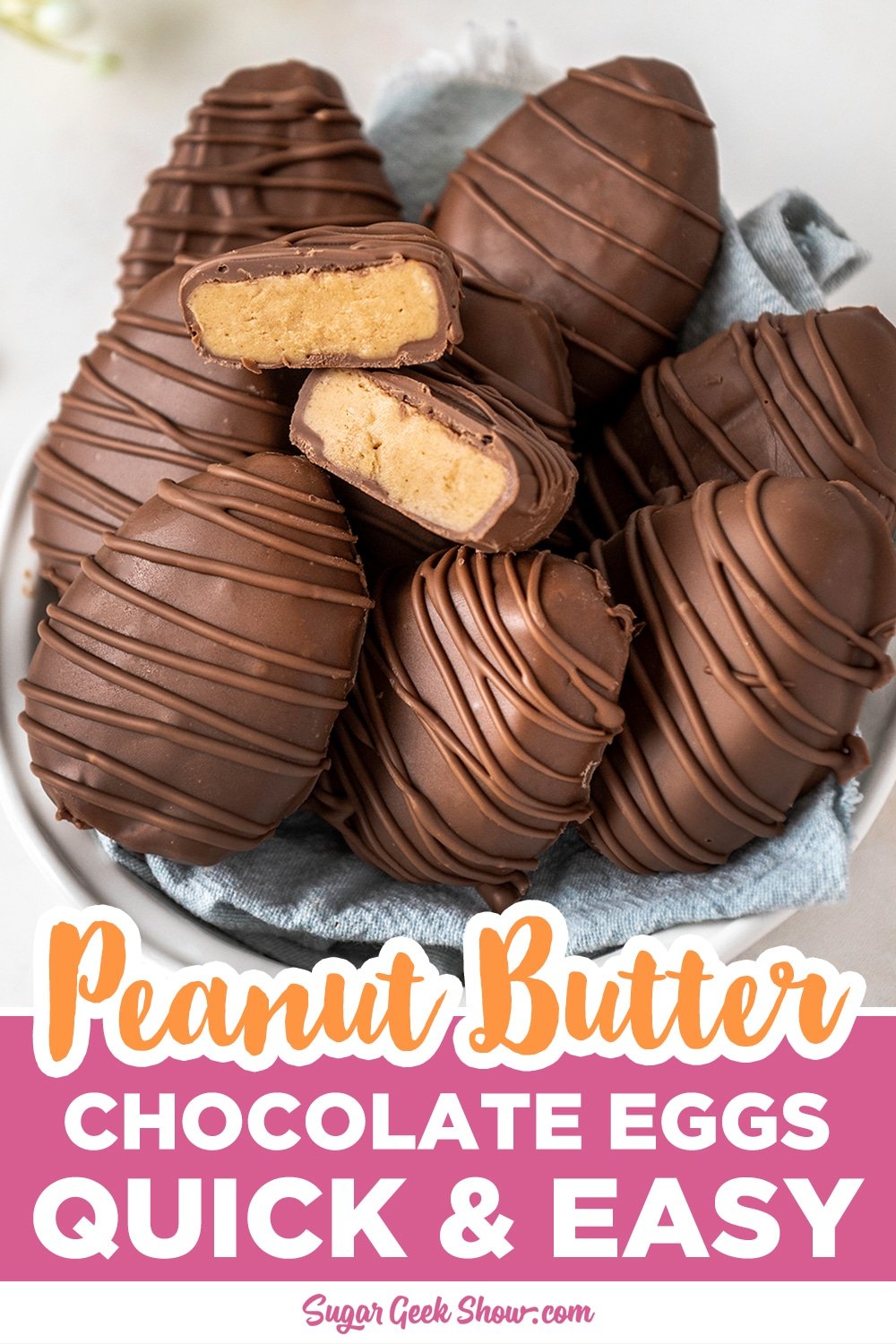 Homemade Peanut Butter Easter Eggs Recipe Sugar Geek Show