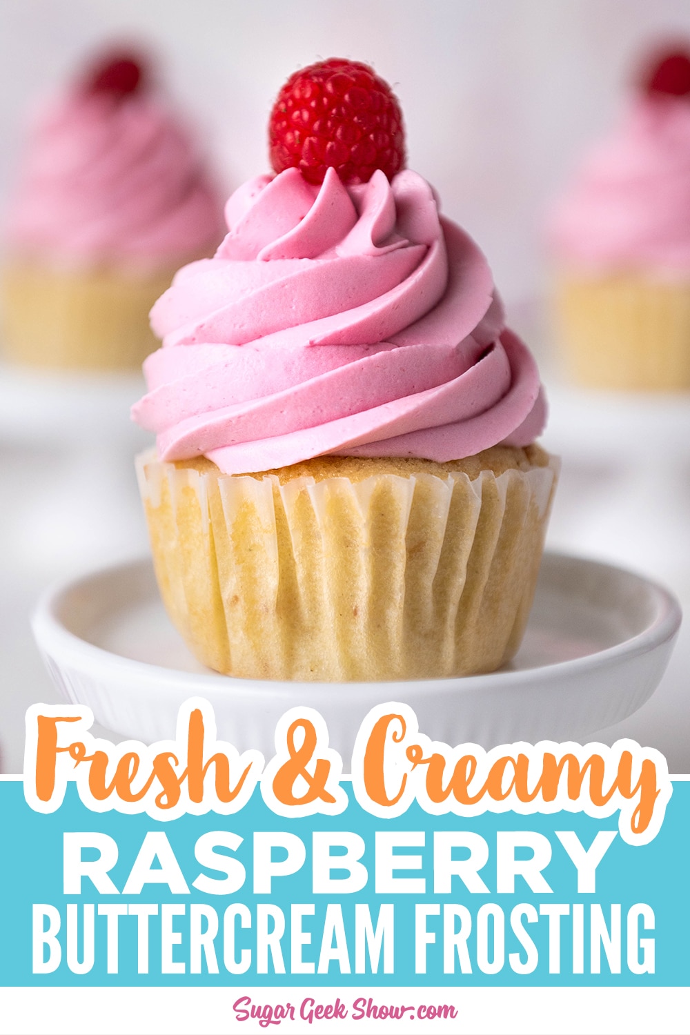The BEST Raspberry Buttercream Frosting Sugar Geek Show