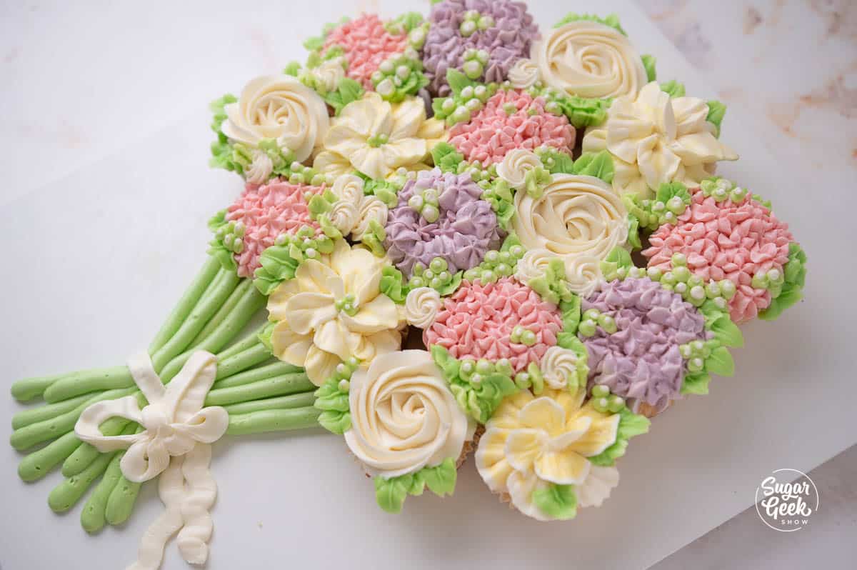 Baked Bouquet-Cupcake Bouquet-The Butterfly Bouquet in Pot