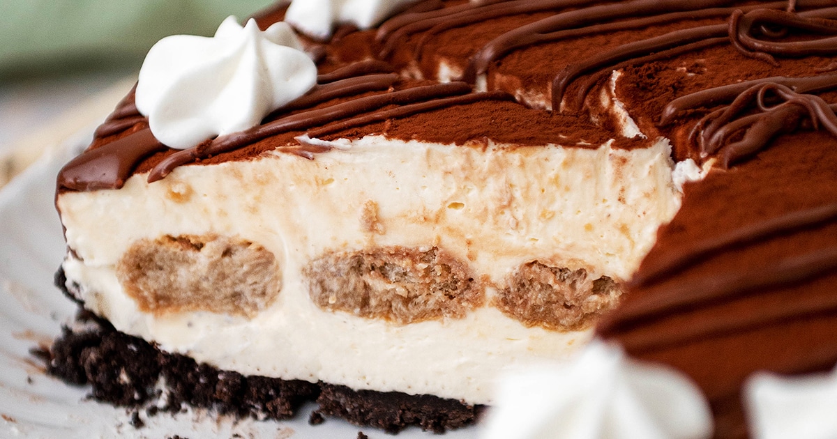 No-Bake Tiramisu Cheesecake – Sugar Geek Show