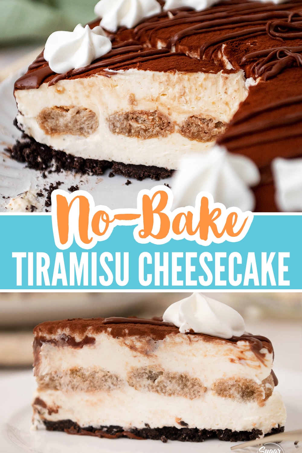 No-Bake Tiramisu Cheesecake – Sugar Geek Show