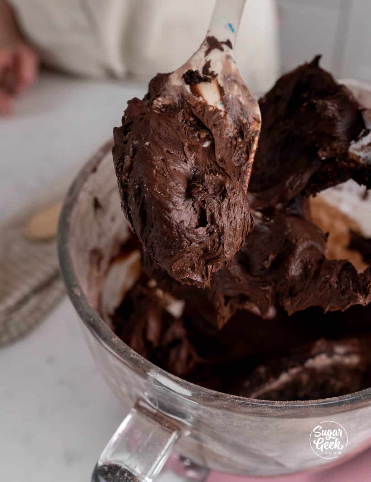 Shiny Chocolate Fudge Frosting Sugar Geek Show