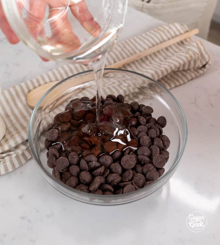 Shiny Chocolate Fudge Frosting Sugar Geek Show