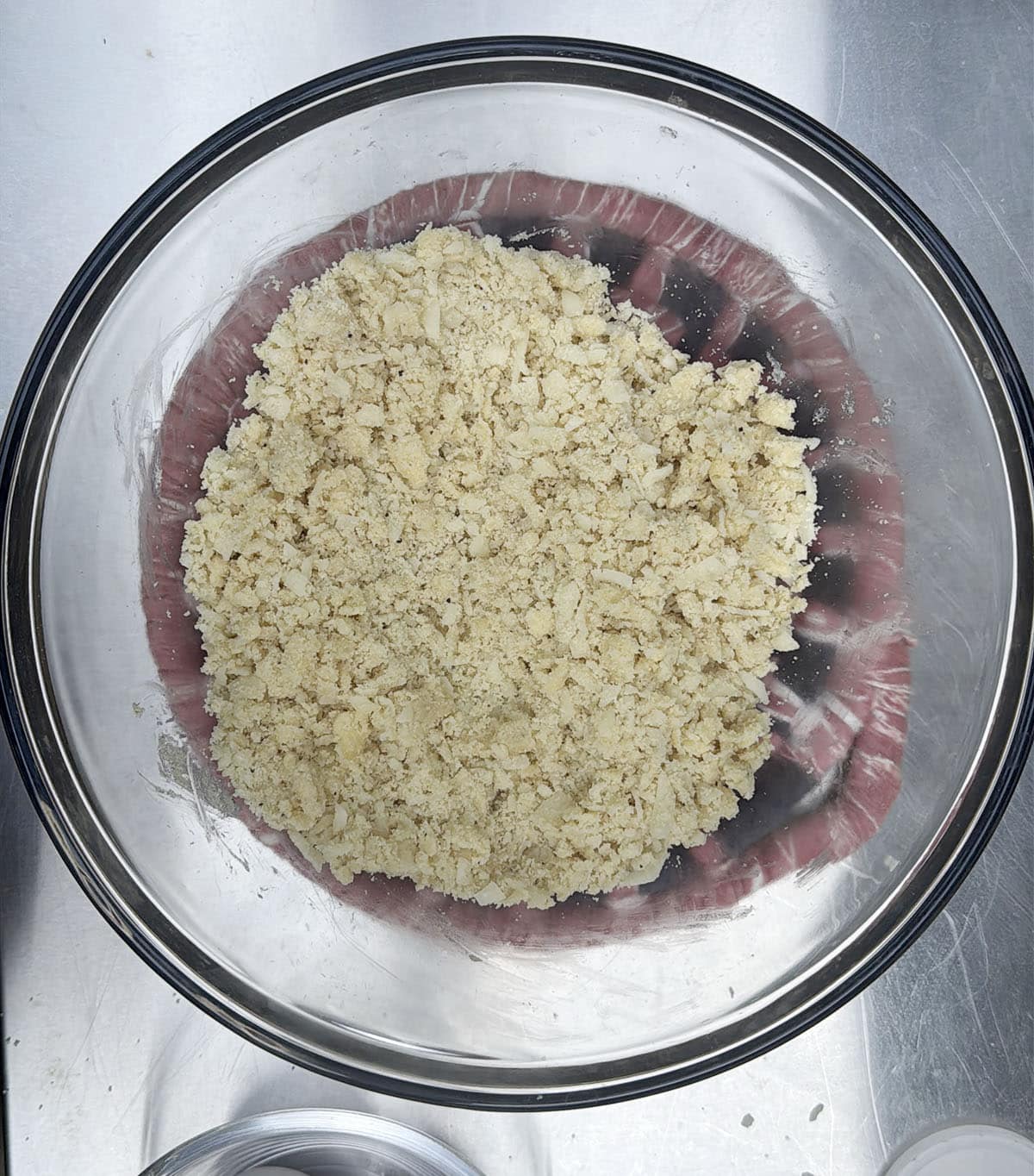 close up of keto biscuit mix