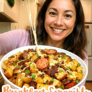 pinterest image for breakfast scramble