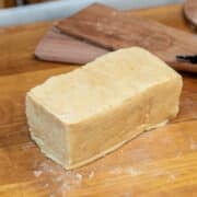close up of homemade french butter