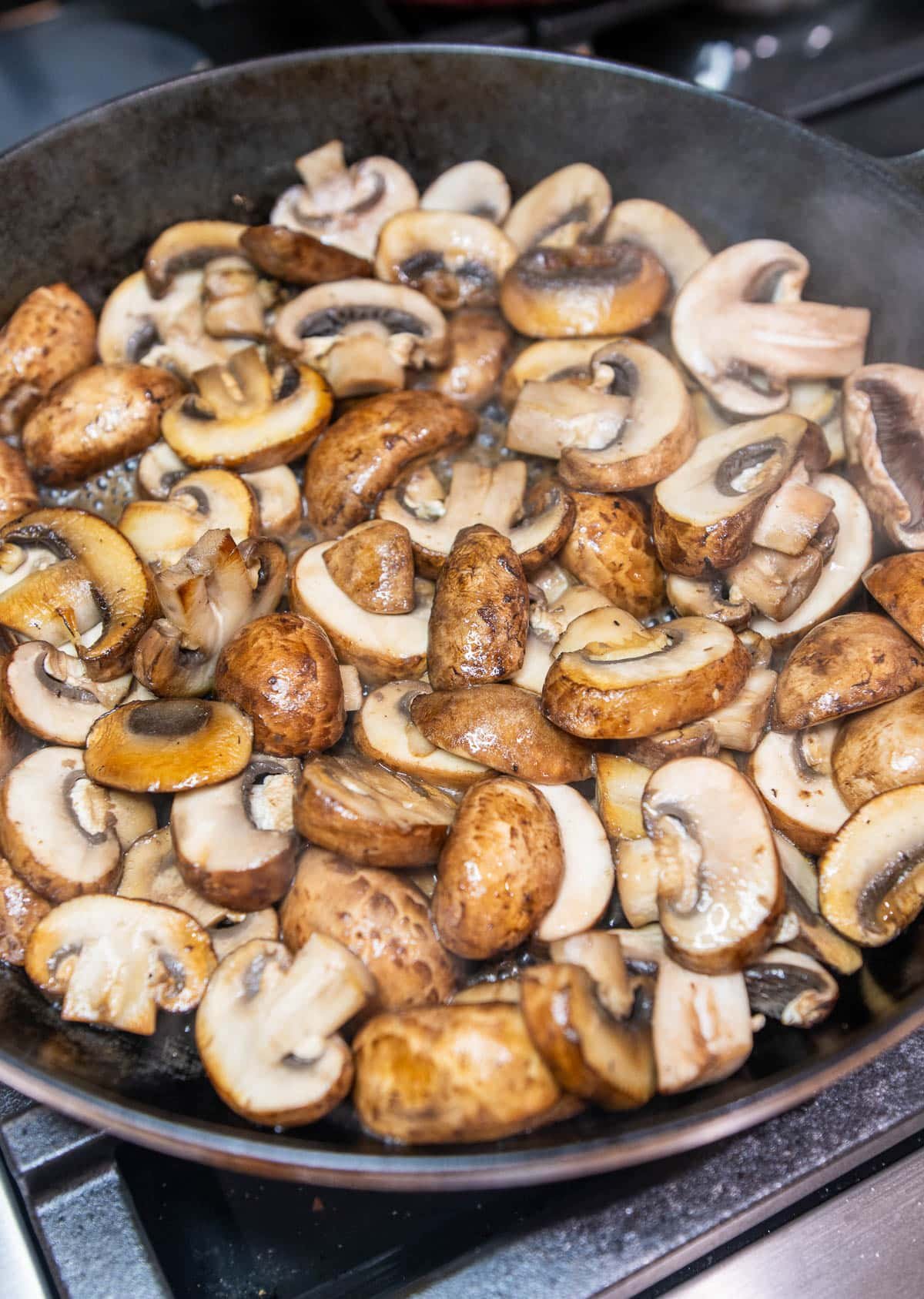 sliced mushrooms