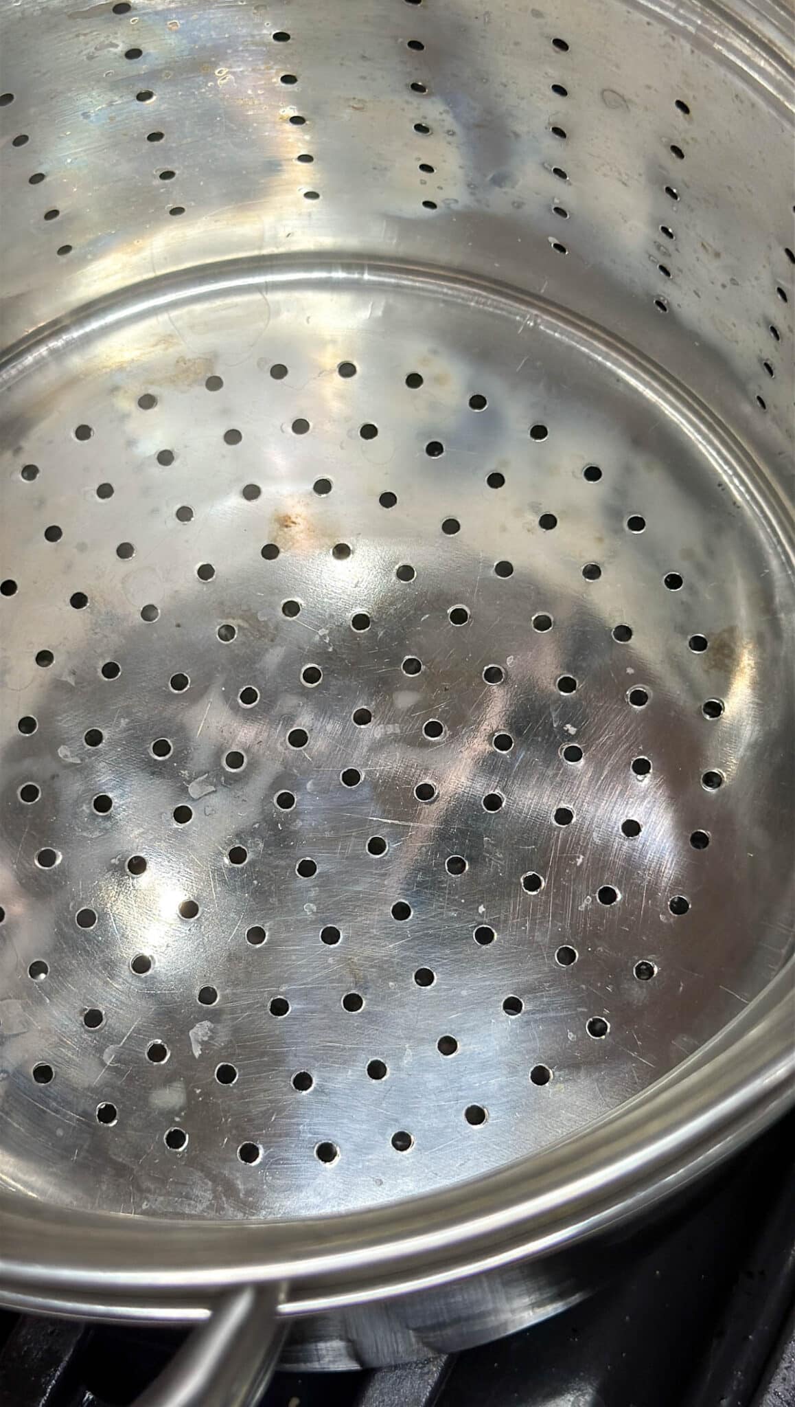 Steamer basket insert.