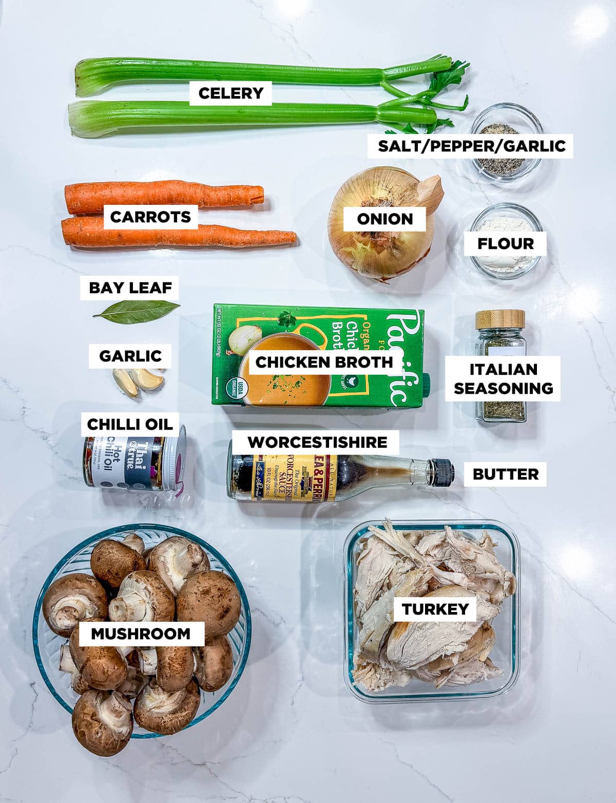turkey soup ingredients