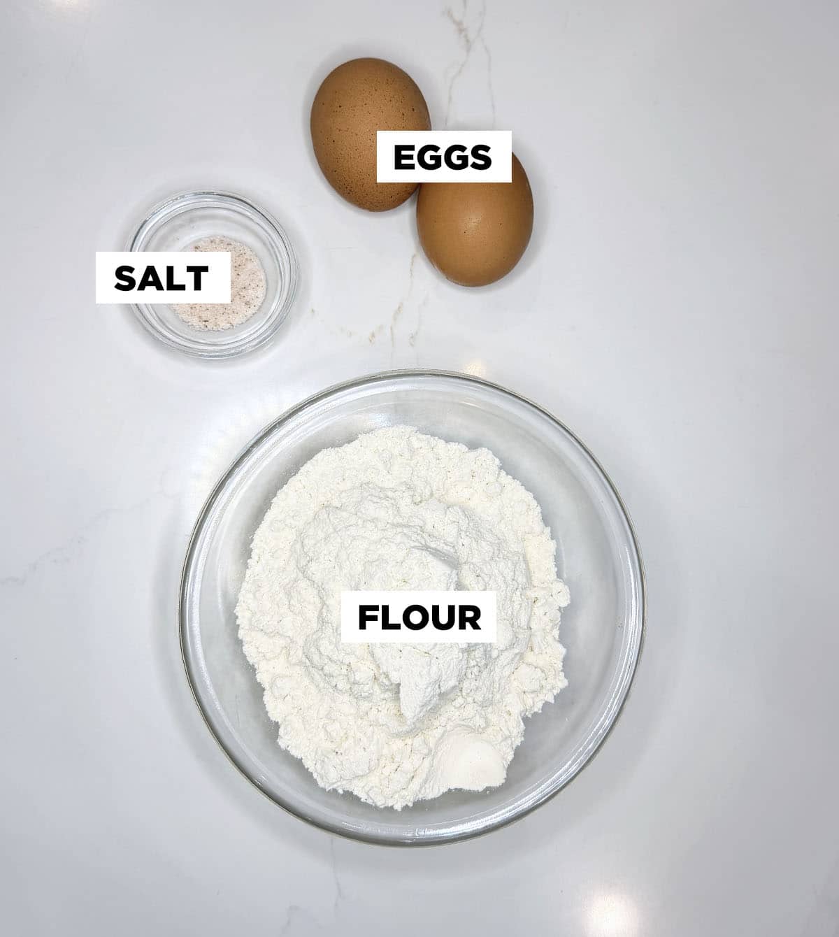 homemade pasta ingredients