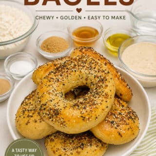 sourdough discard bagel pin
